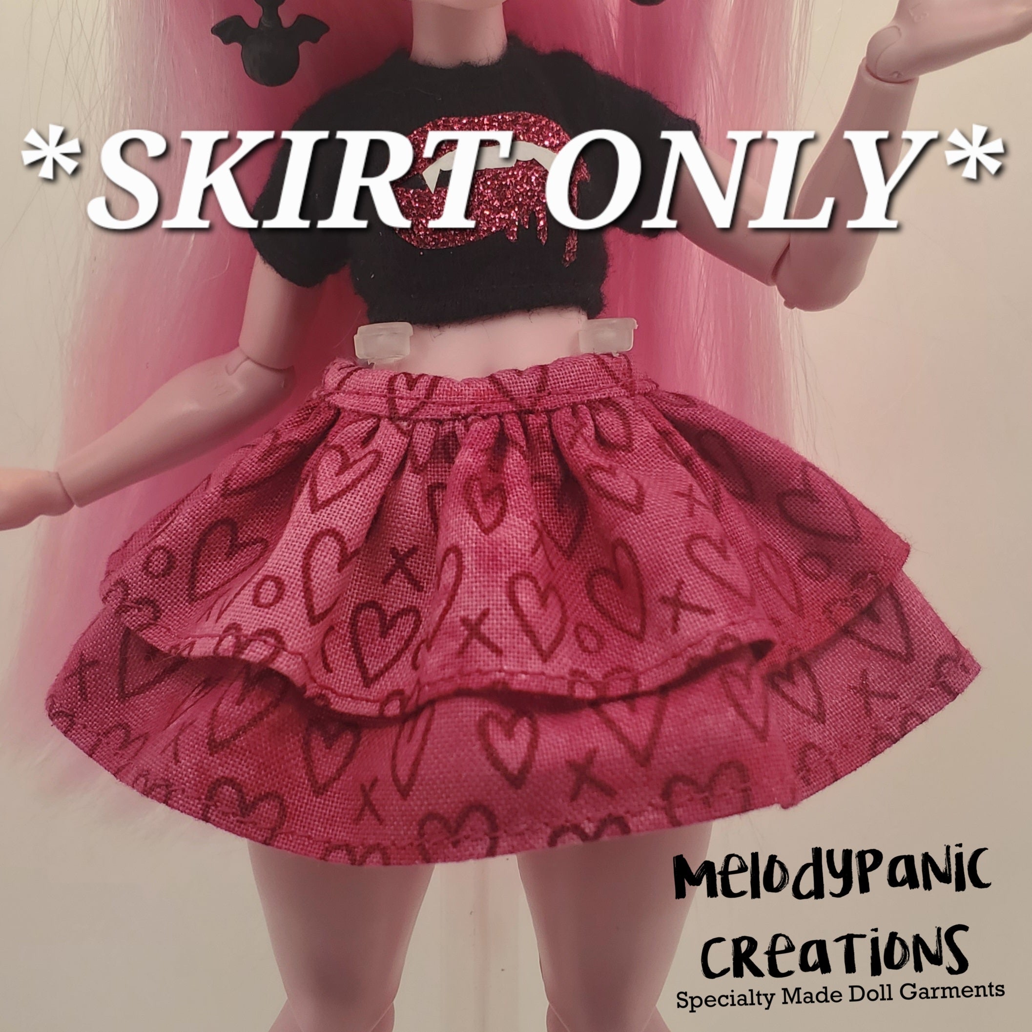 “Love Bites” Two-Layered Skirt
