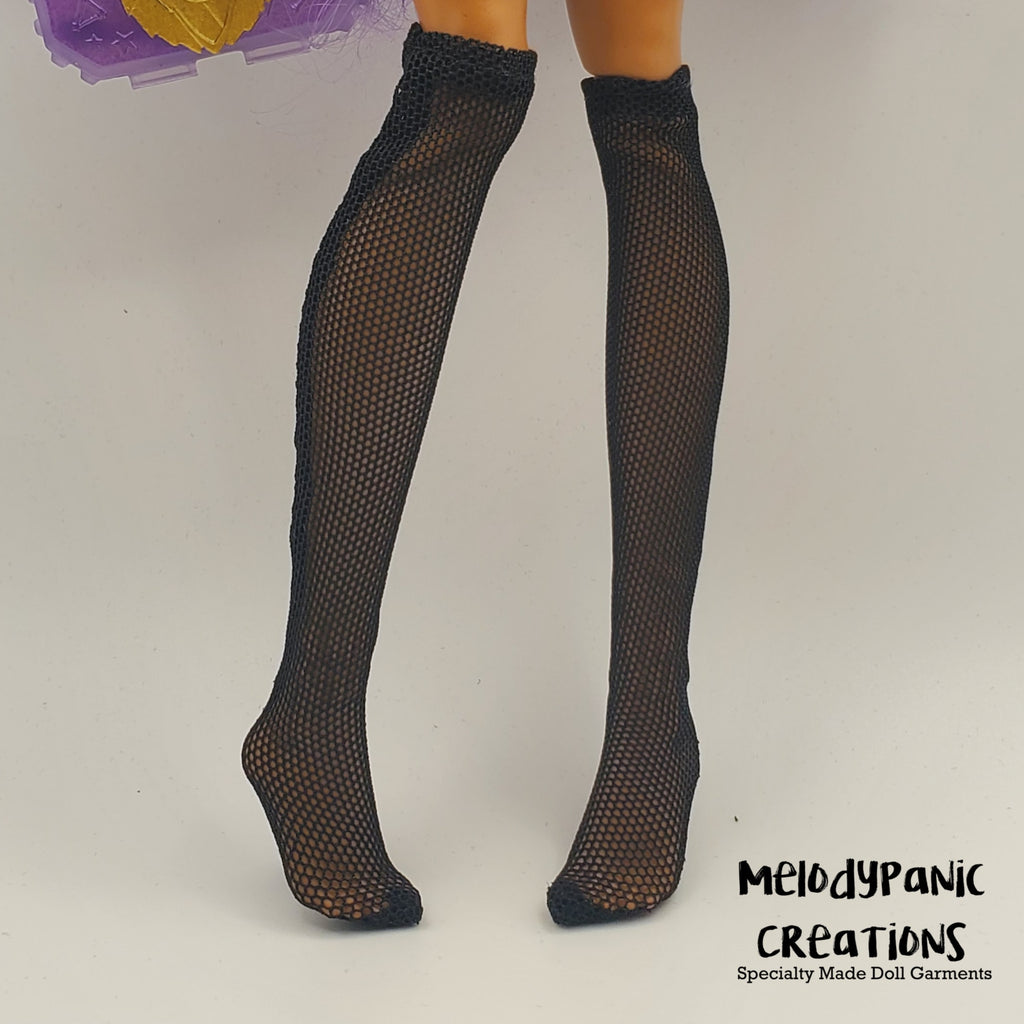 Classic Knee-Length Mesh Socks