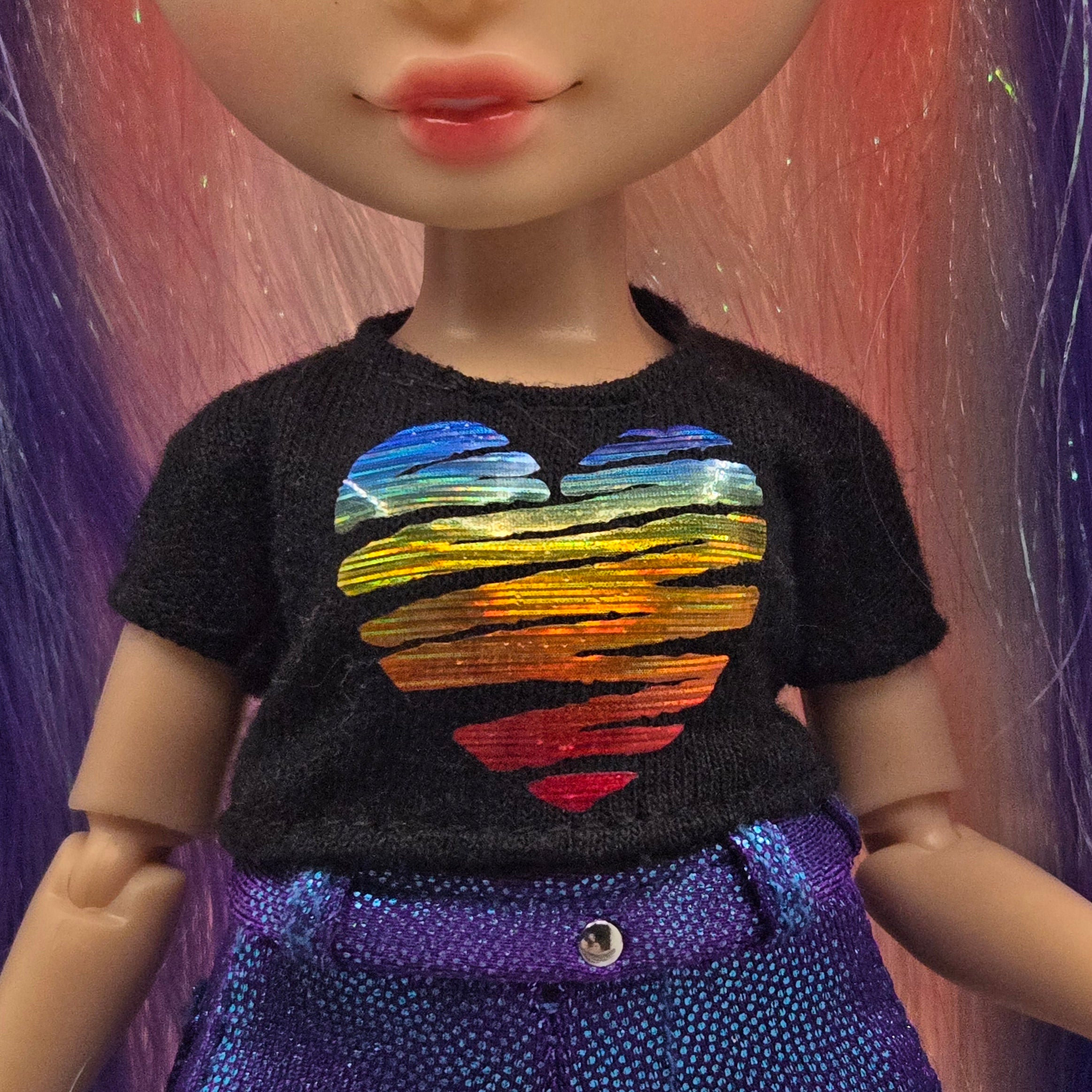🏷“Scratch Art Heart” Shirt