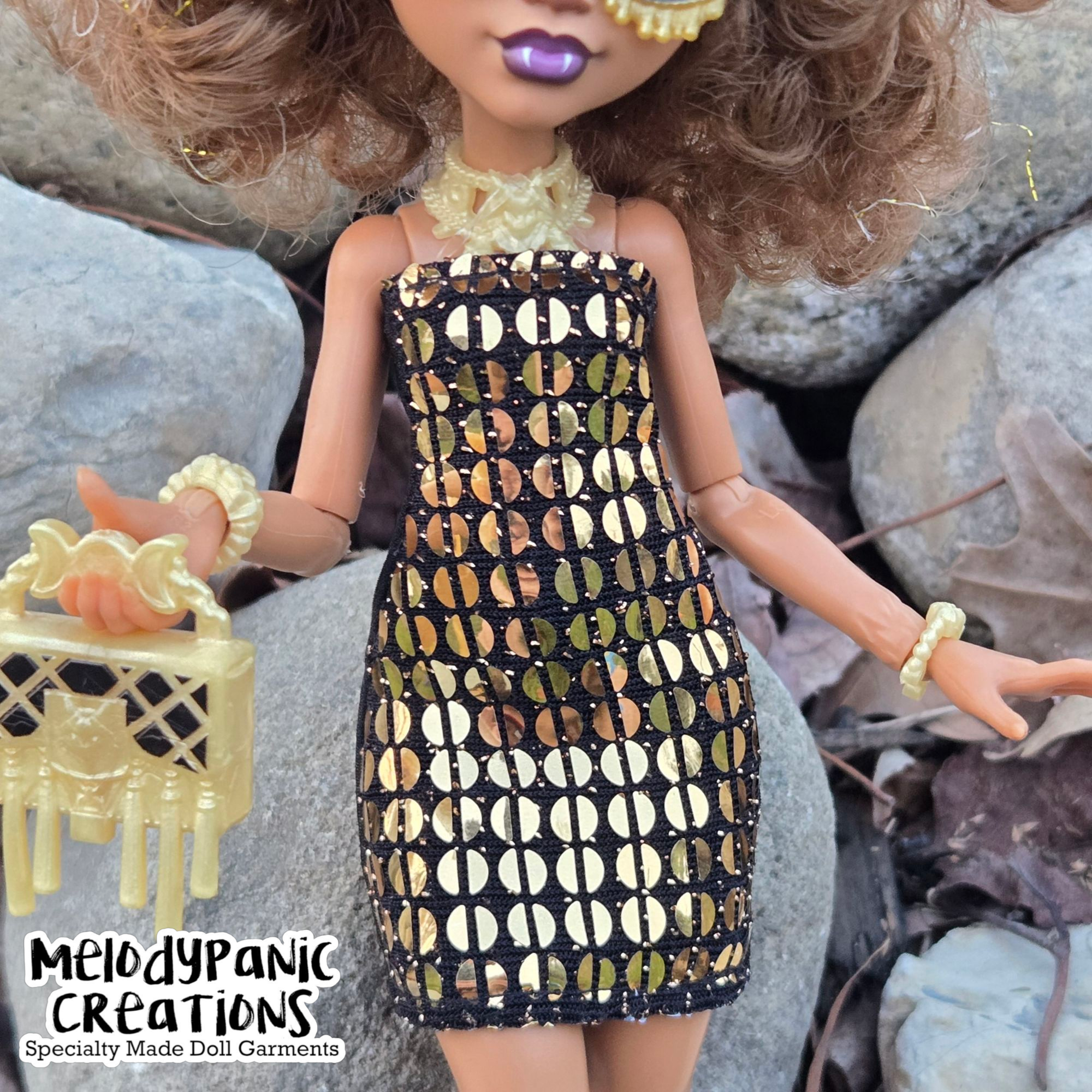 "Golden Gateway" Mini Dress