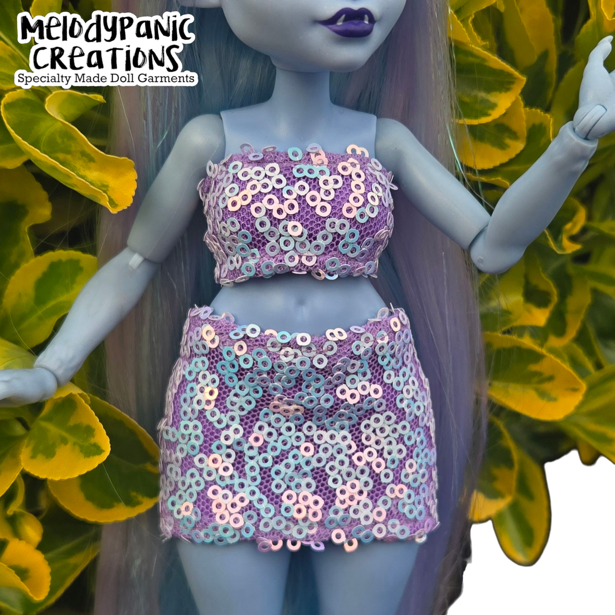 "Lavender Valley" Two-Piece Set