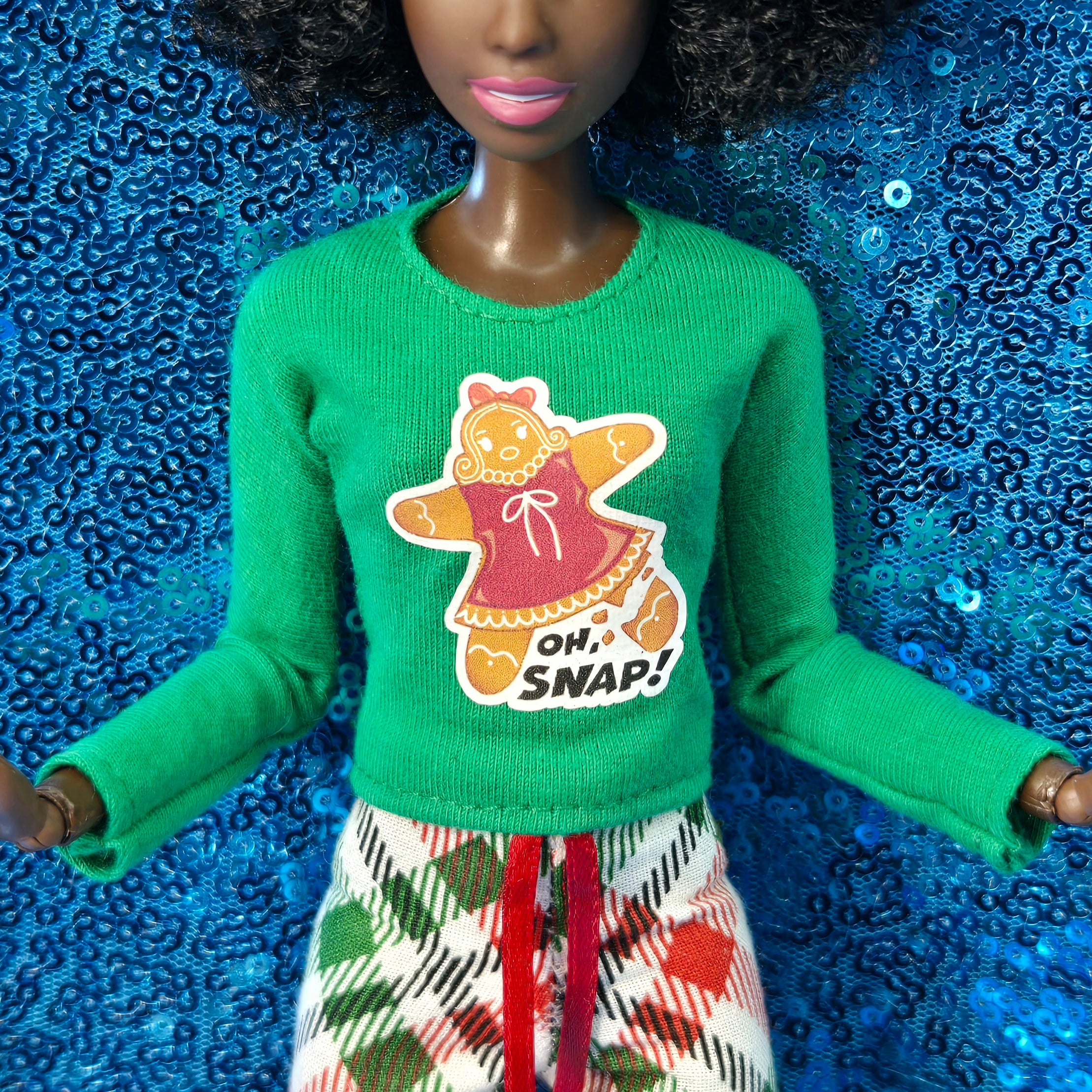 "Oh Snap!" Graphic Long Sleeve Shirt