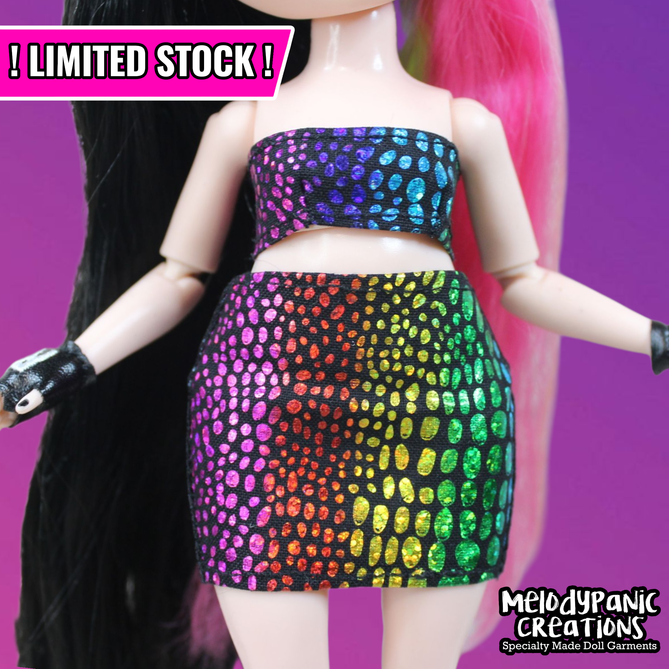 "Rainbow Shine" Two-Piece Set