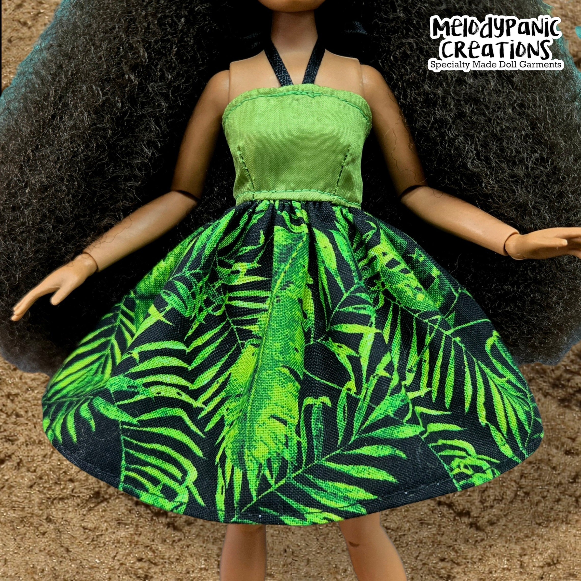 Tropical Botanical" Dress