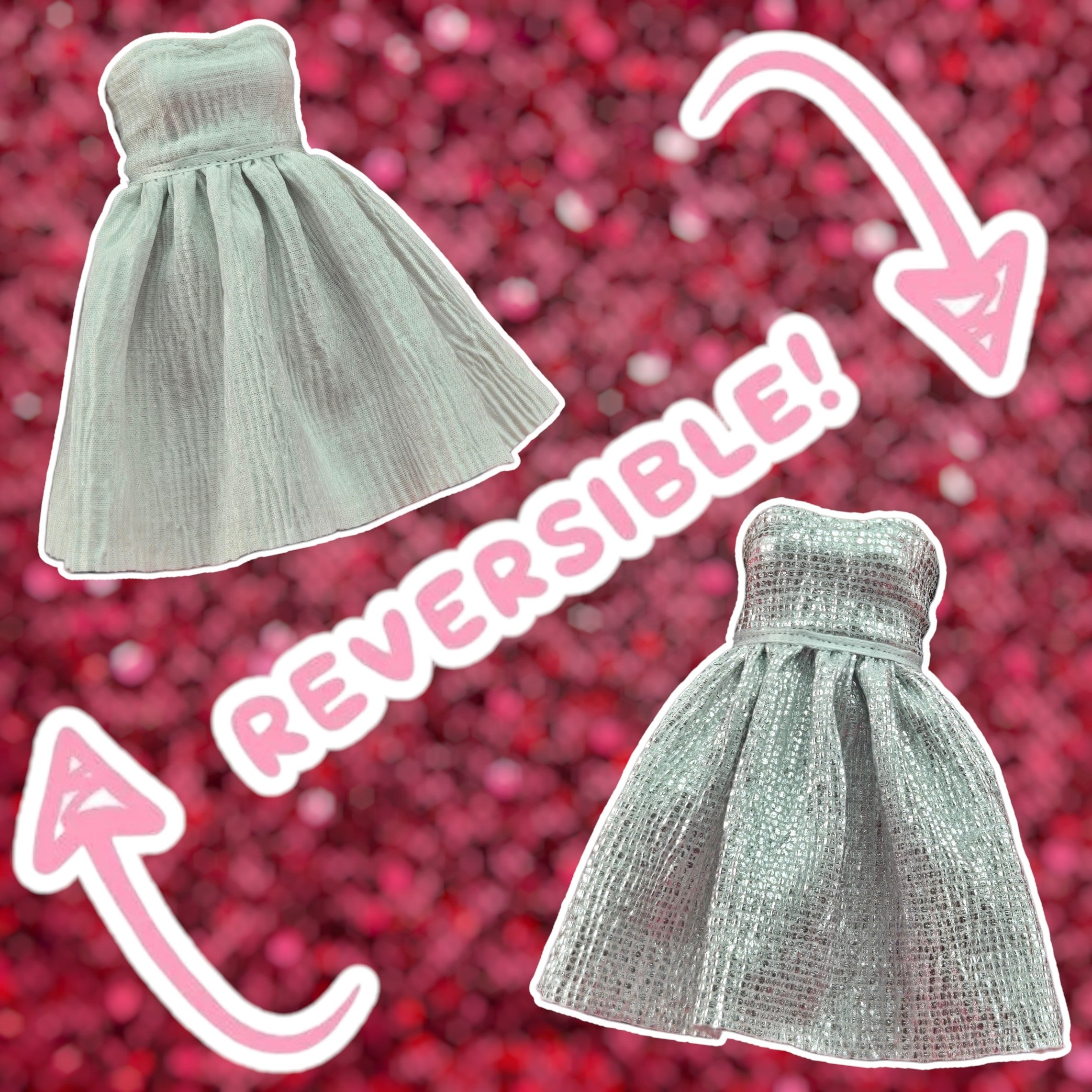 "Wedding Favors" Reverseable Dress