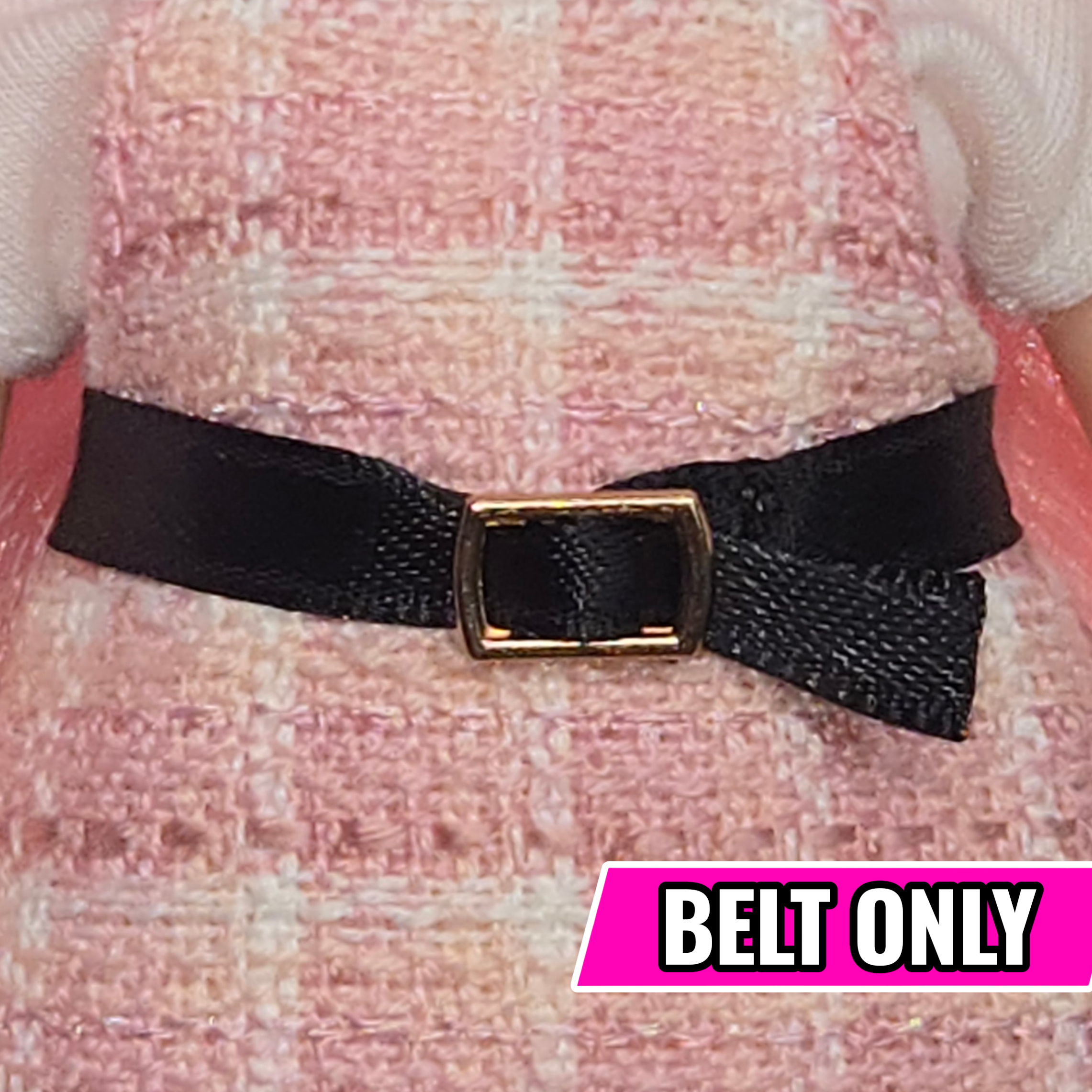 Rectangle Buckle RIBBON Belt