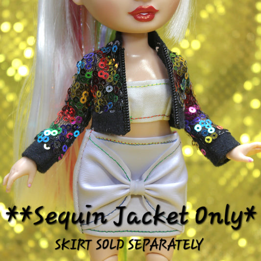 "Prism" Rainbow Sequin Jacket