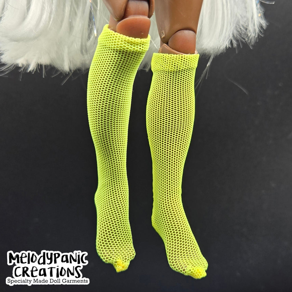 Classic Knee-Length Mesh Socks