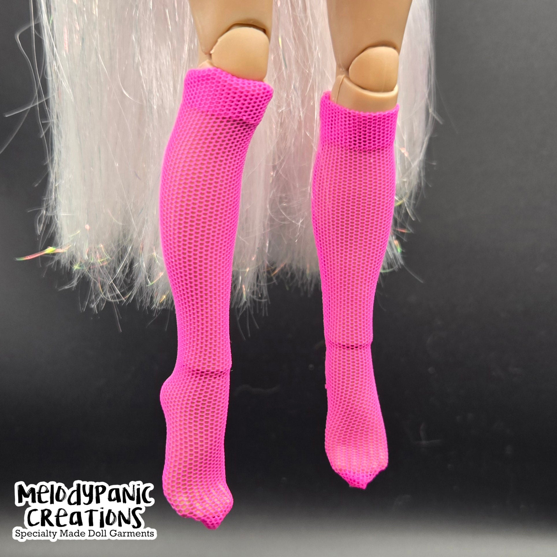 Classic Knee-Length Mesh Socks