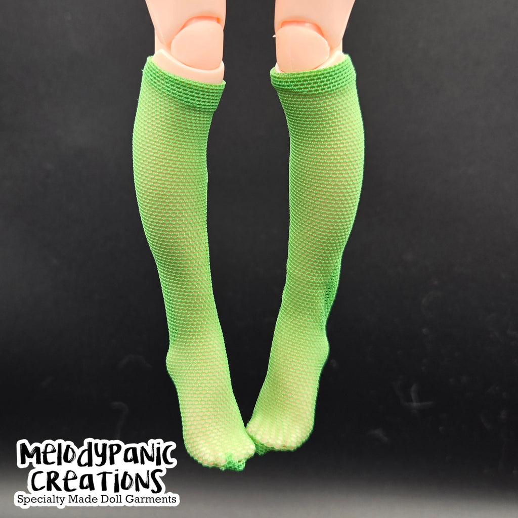 Classic Knee-Length Mesh Socks