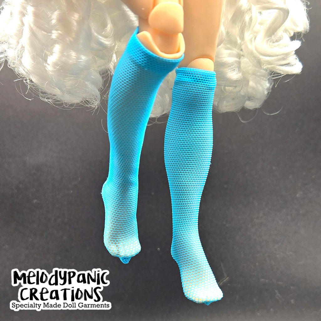 Classic Knee-Length Mesh Socks