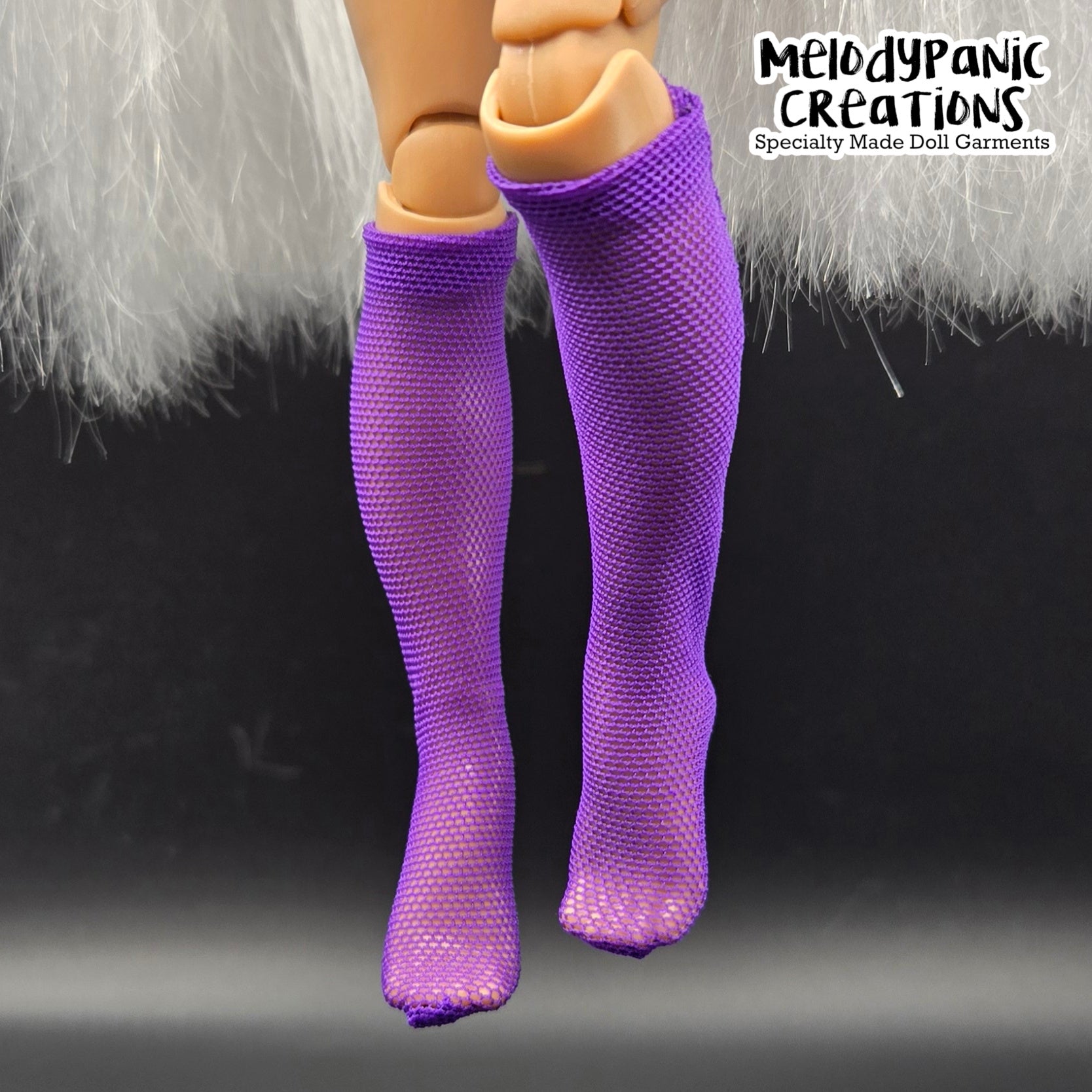 Classic Knee-Length Mesh Socks