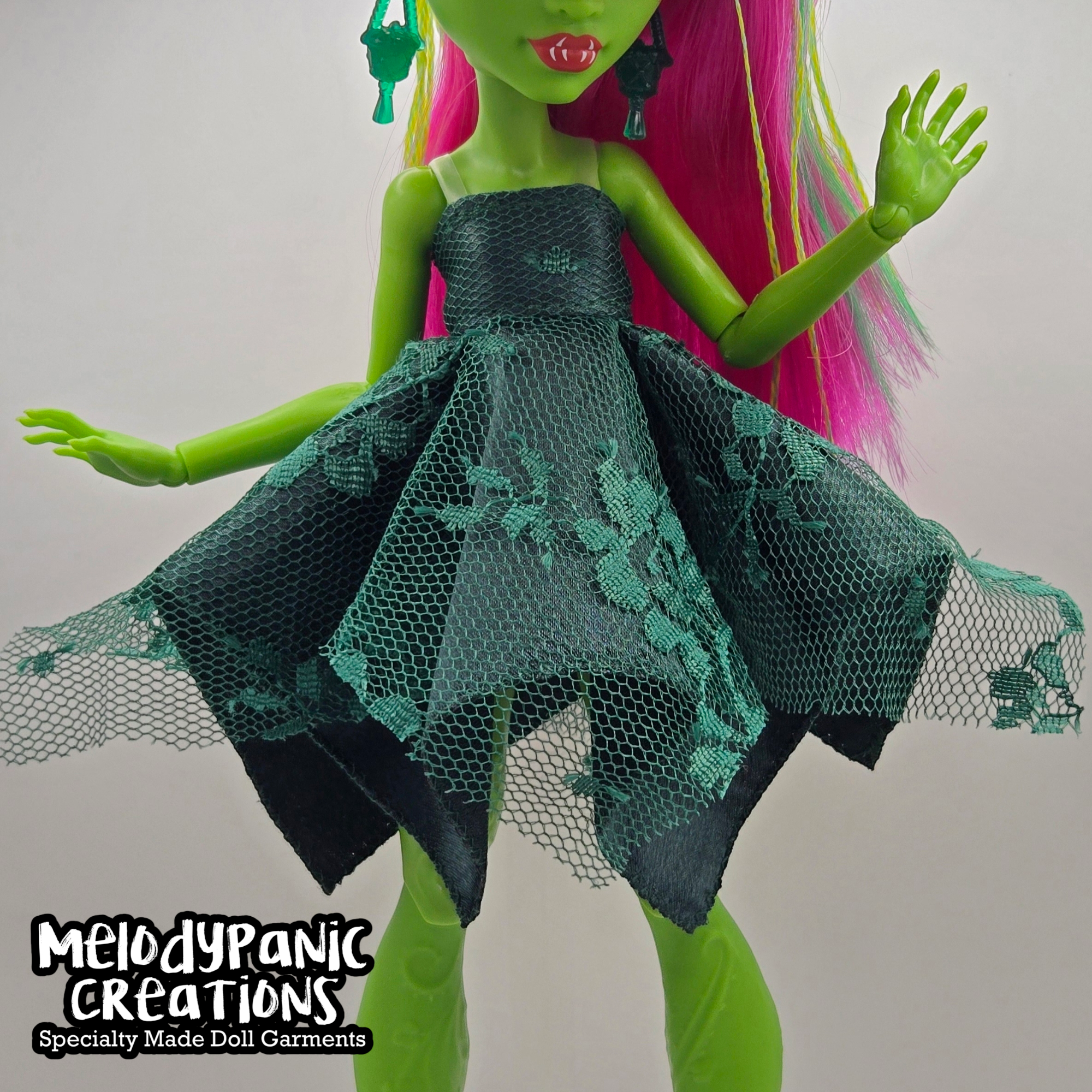"Poison Ivy" Hankerchief Dress