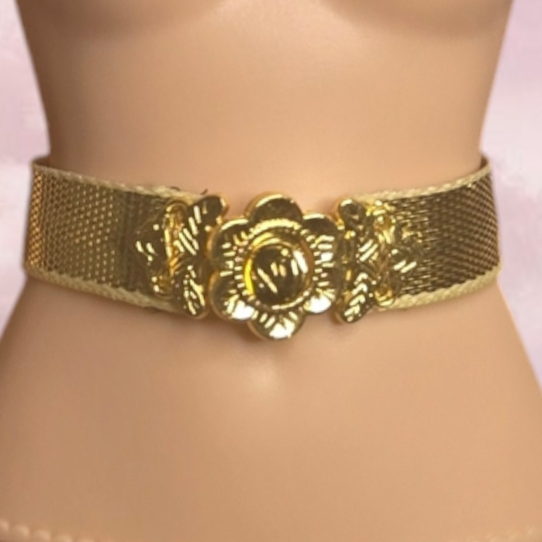 Metal Rose Belt