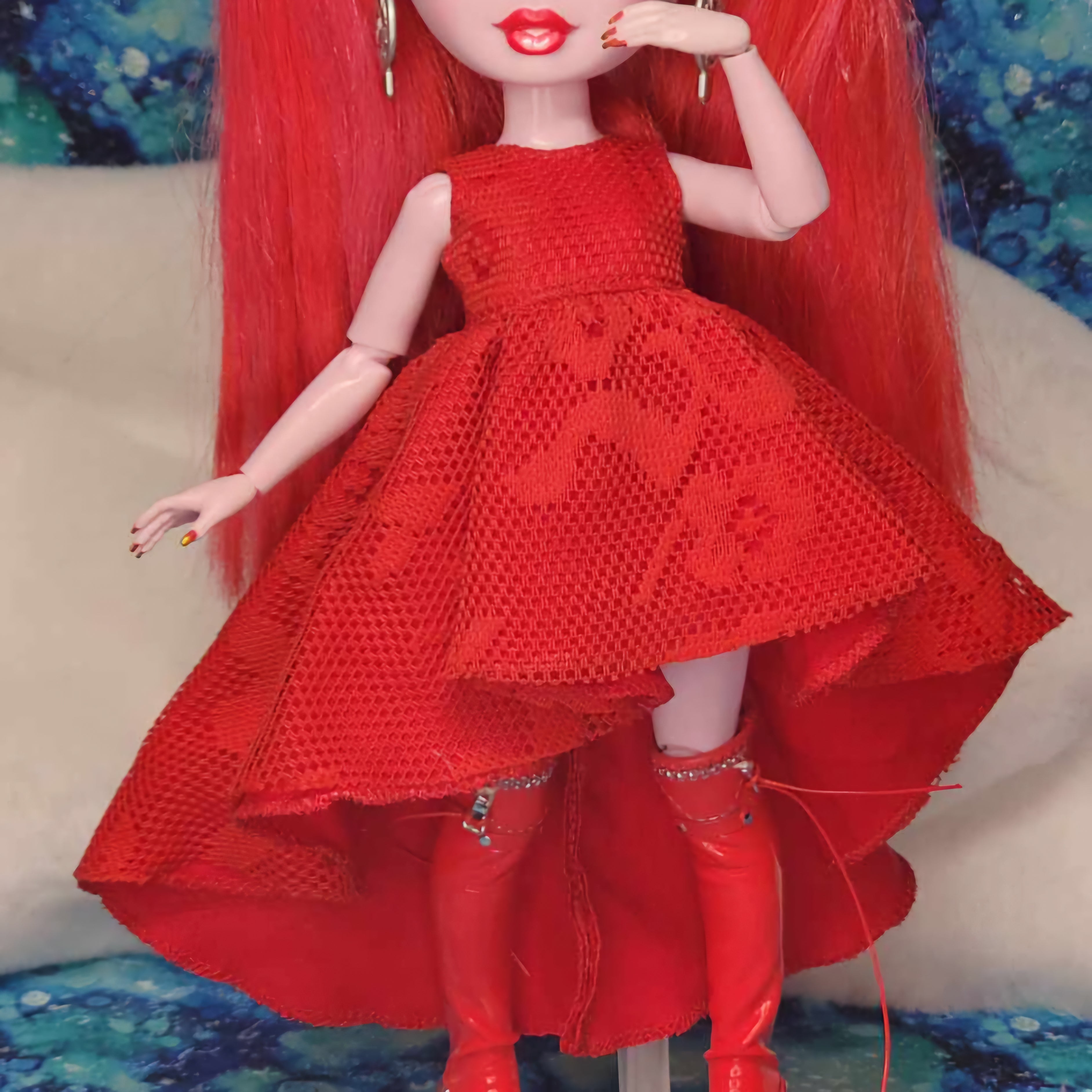 "Poinsettia" Dress