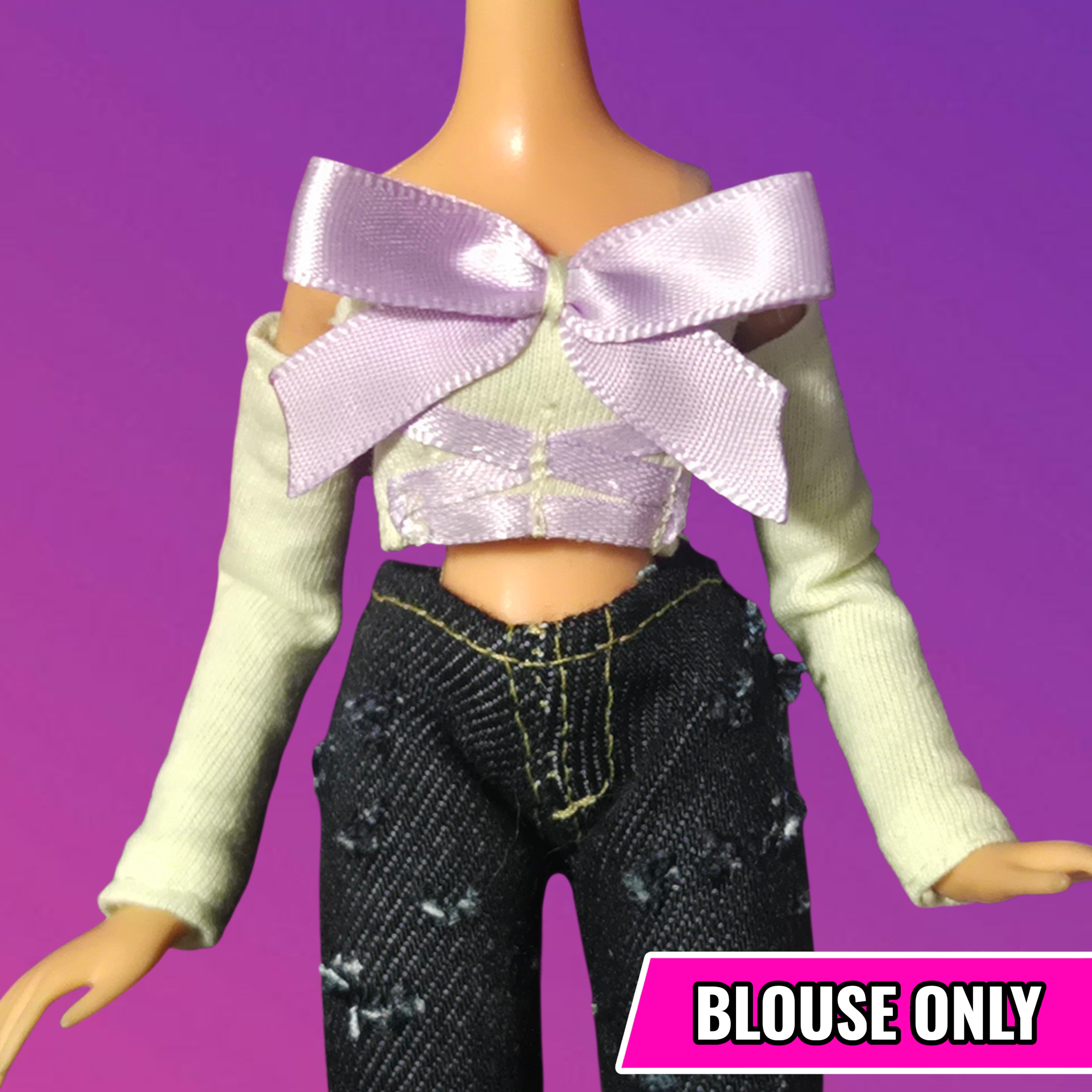"Lovely Laceup" Blouse