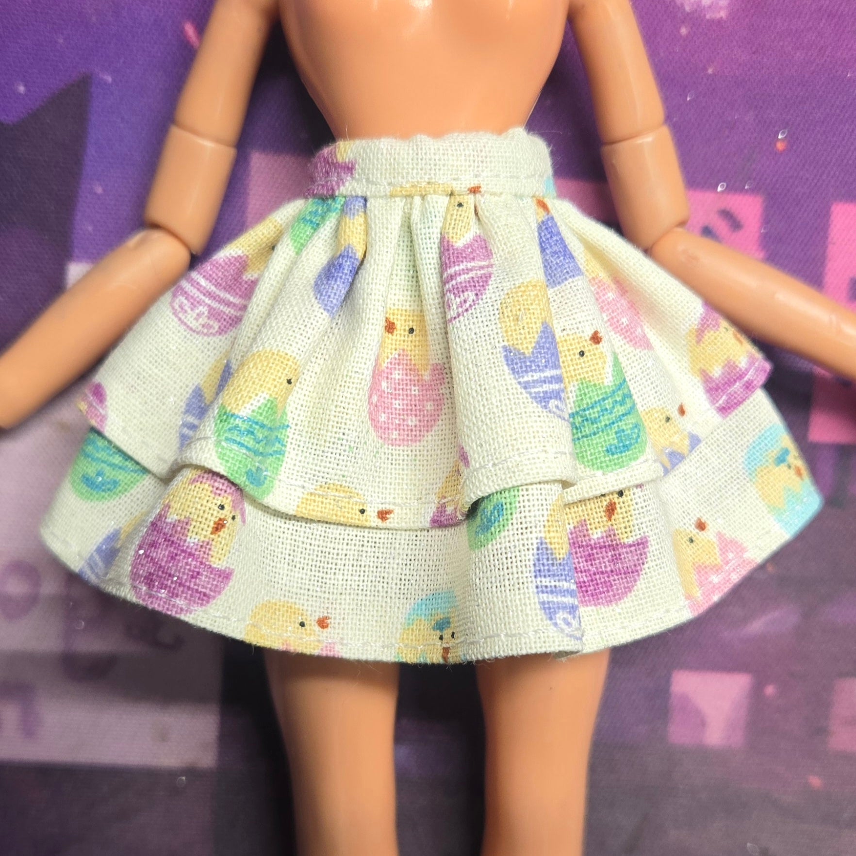 “Spring Chicks” Two-Tiered Skirt